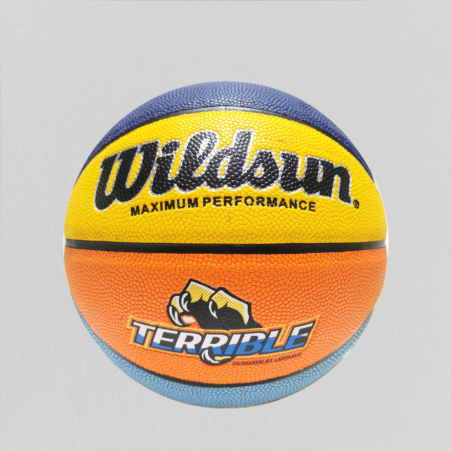 Basketball Factory Direct Sales Minsa No. 5 0299 Imported Sweat Absorption Basketball Students And Children Special Basketball Can Be Customized Logo Specification drawing