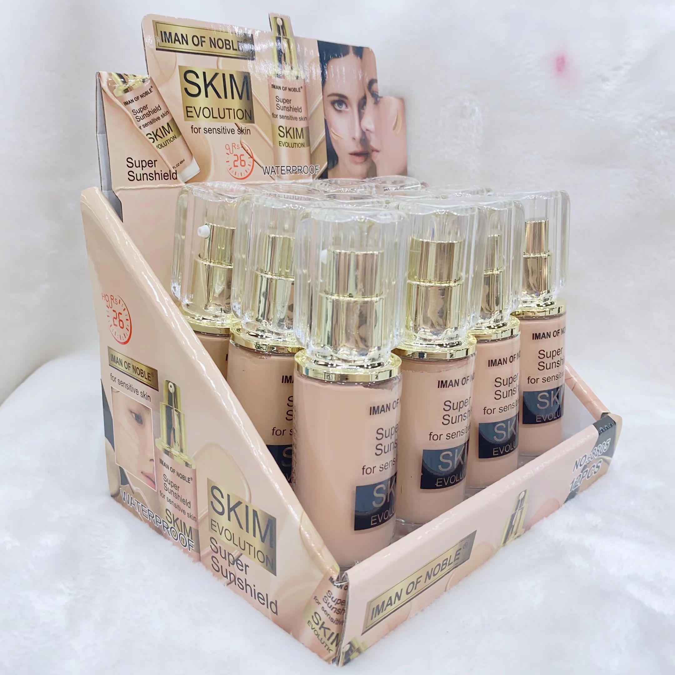 IMAN OF NOBLE's 2023 new high-end foundation has a moisturizing texture that is not prone to smudge, creating a creamy makeup effect and nourishing the skin details Picture