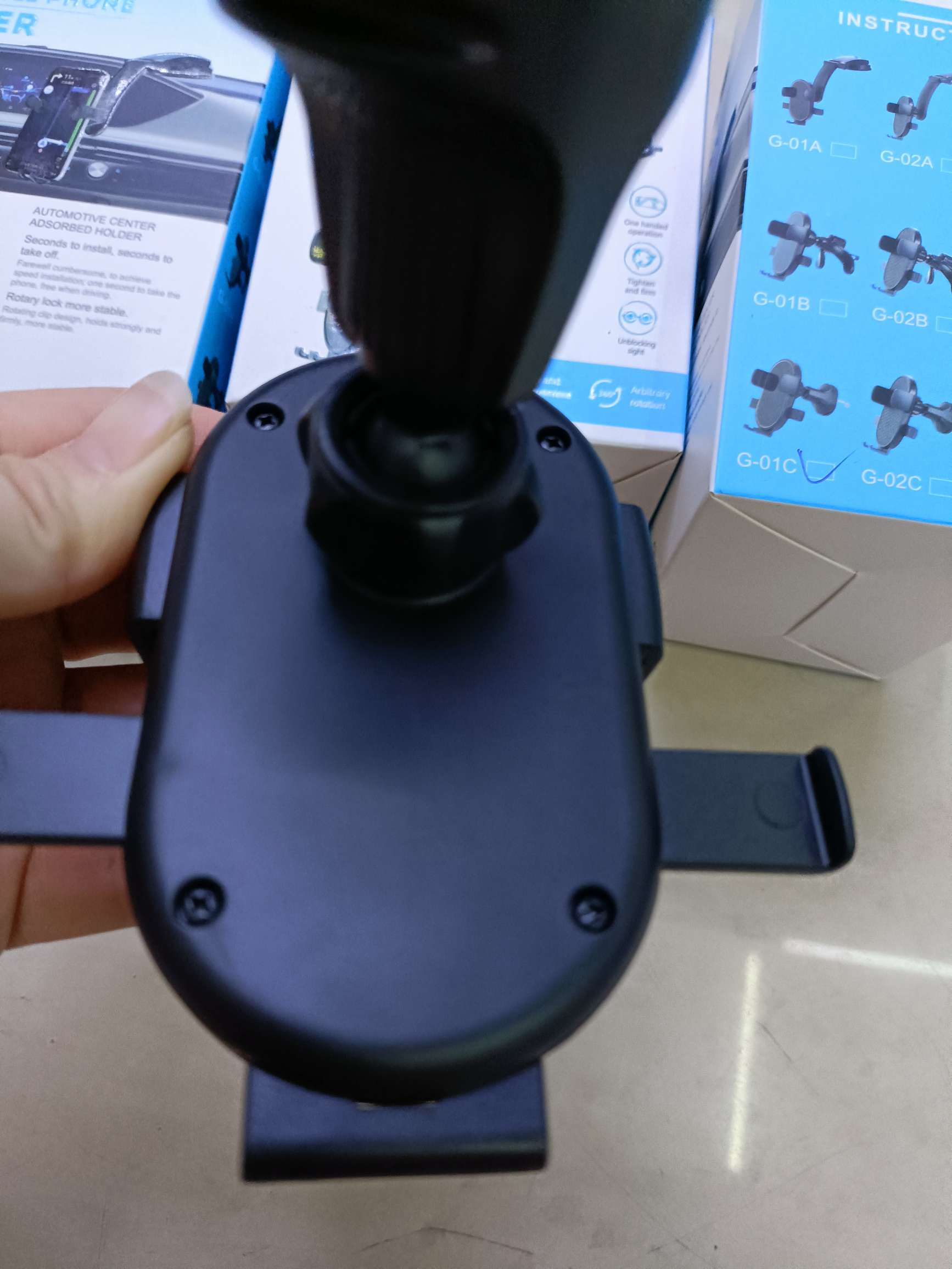 C-01系列车载手机支架 C-01A吸盘支架/C-01B三脚出风口支架/C-01C挂钩出风口支架详情图19