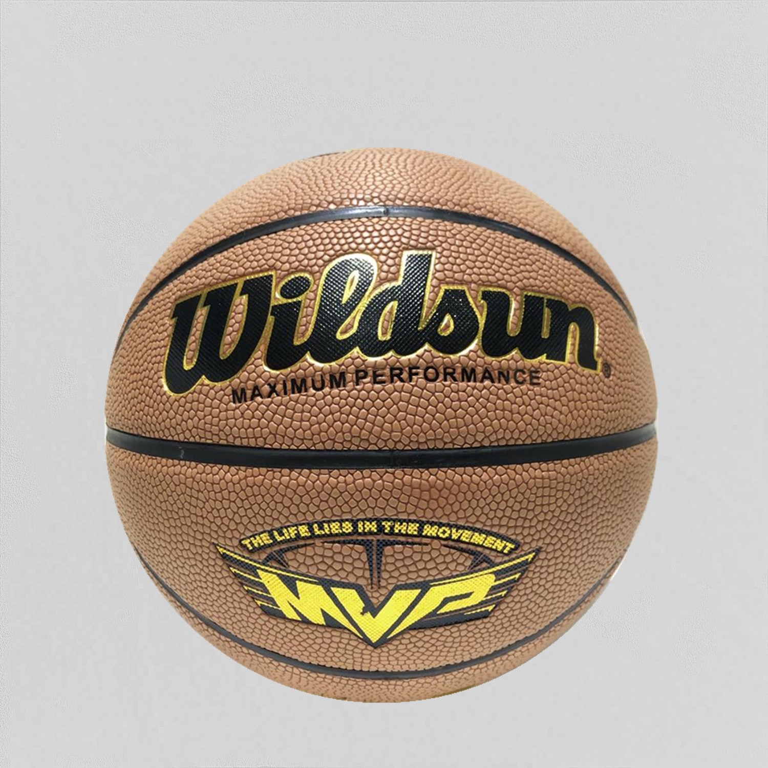 Yiwu Basketball Factory directly sells Widsun No. 7 adult standard imported sweat-absorbing basketball. It has a good hand feel, is wear-resistant and anti-slip. It is a special basketball for student and adult campus training and competitions. Customizable logos are available details Picture