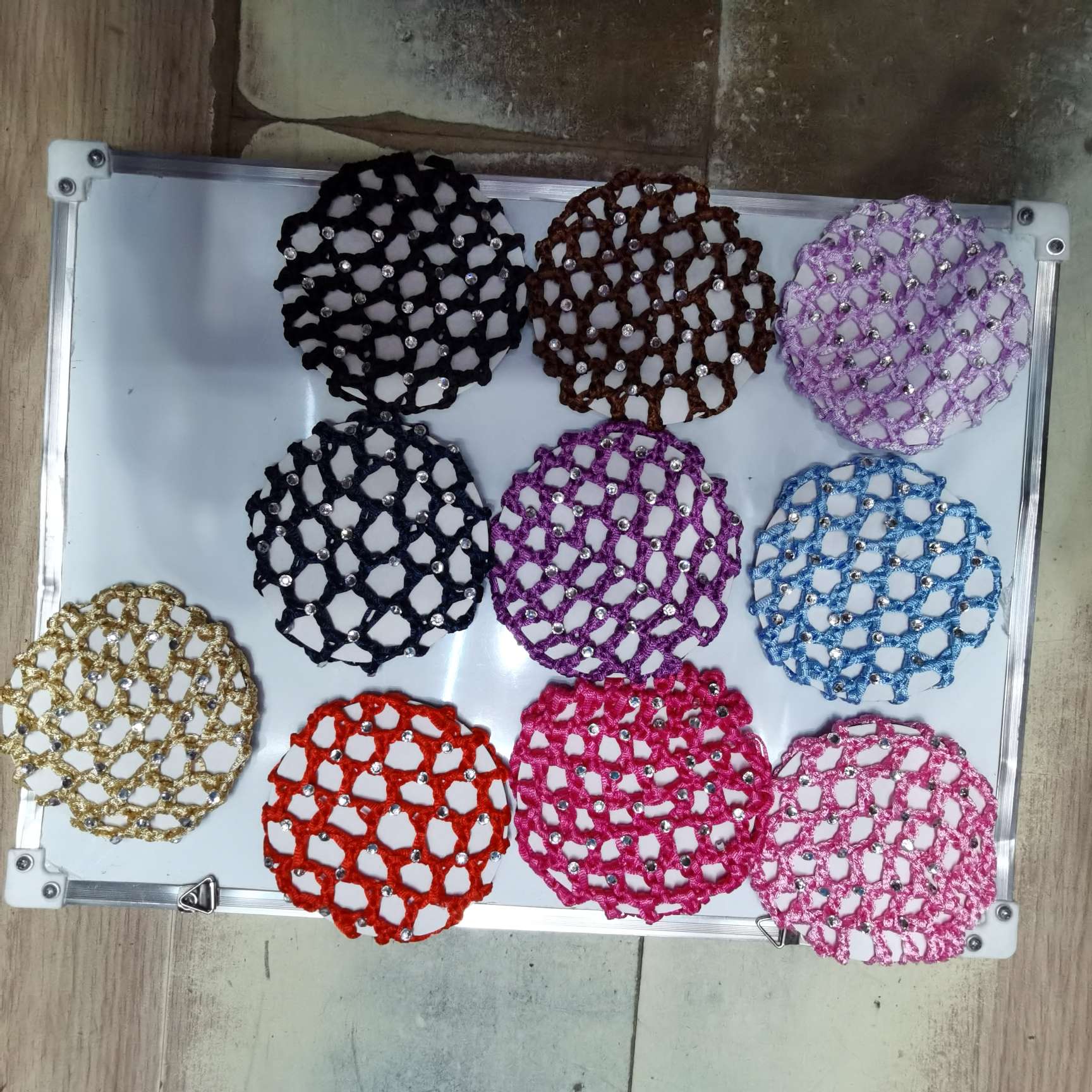 2024汉服头饰头网女孩专用 发饰头饰一体设计 发梳头饰精致饰品 头绳发网风格多样可选详情图1