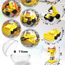 75MM工程建筑积木扭蛋游戏球自动售货机扭扭蛋礼品玩具球
