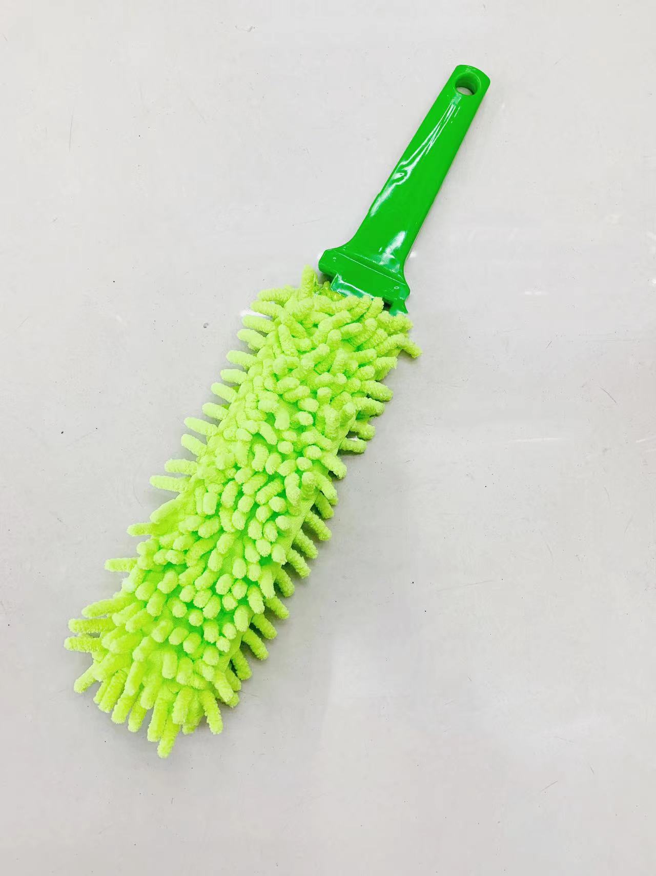 Small Dust Dusting Chenille Car Brush Coral Velvet