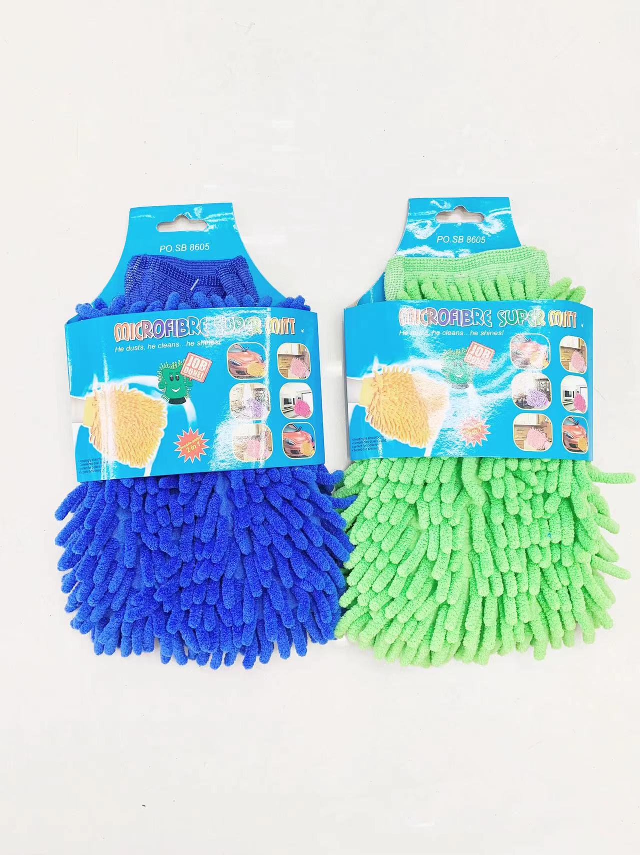 Chenille Gloves Single-Sided Double-Sided Various Grams Of Weight details Picture