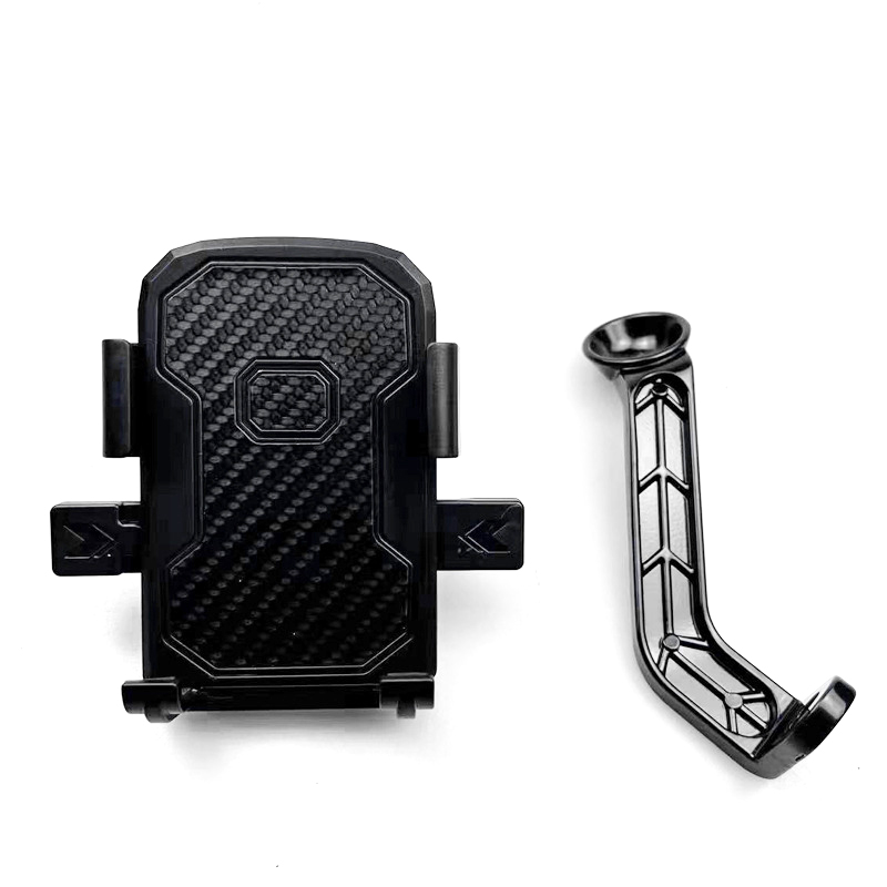3138 Motorcycle mobile phone stand, plastic mobile phone stand, touch-type takeout rider navigation stand, electric motorcycle mobile phone stand clamp seat details Picture