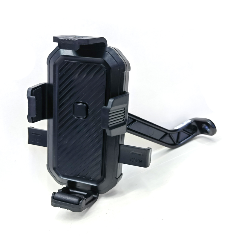 F-04 Motorcycle mobile phone stand, plastic mobile phone stand, touch-type takeout rider navigation stand, electric motorcycle mobile phone stand clamp seat details Picture