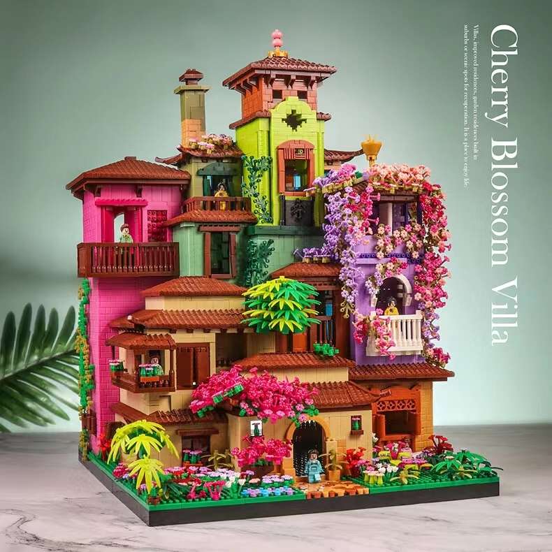 Magic Full House building Block Castle Villa Adult high-difficulty children's assembly educational toys Birthday gifts for boys and girls detail image 7