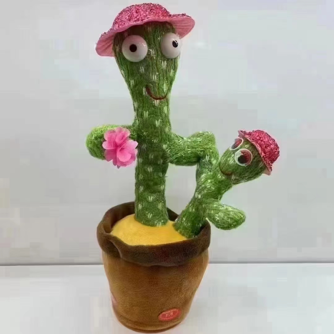Cactus Twisting Flower Speaking Recording, Direct sales from the manufacturer of learning to speak, 0825 store Item Picture