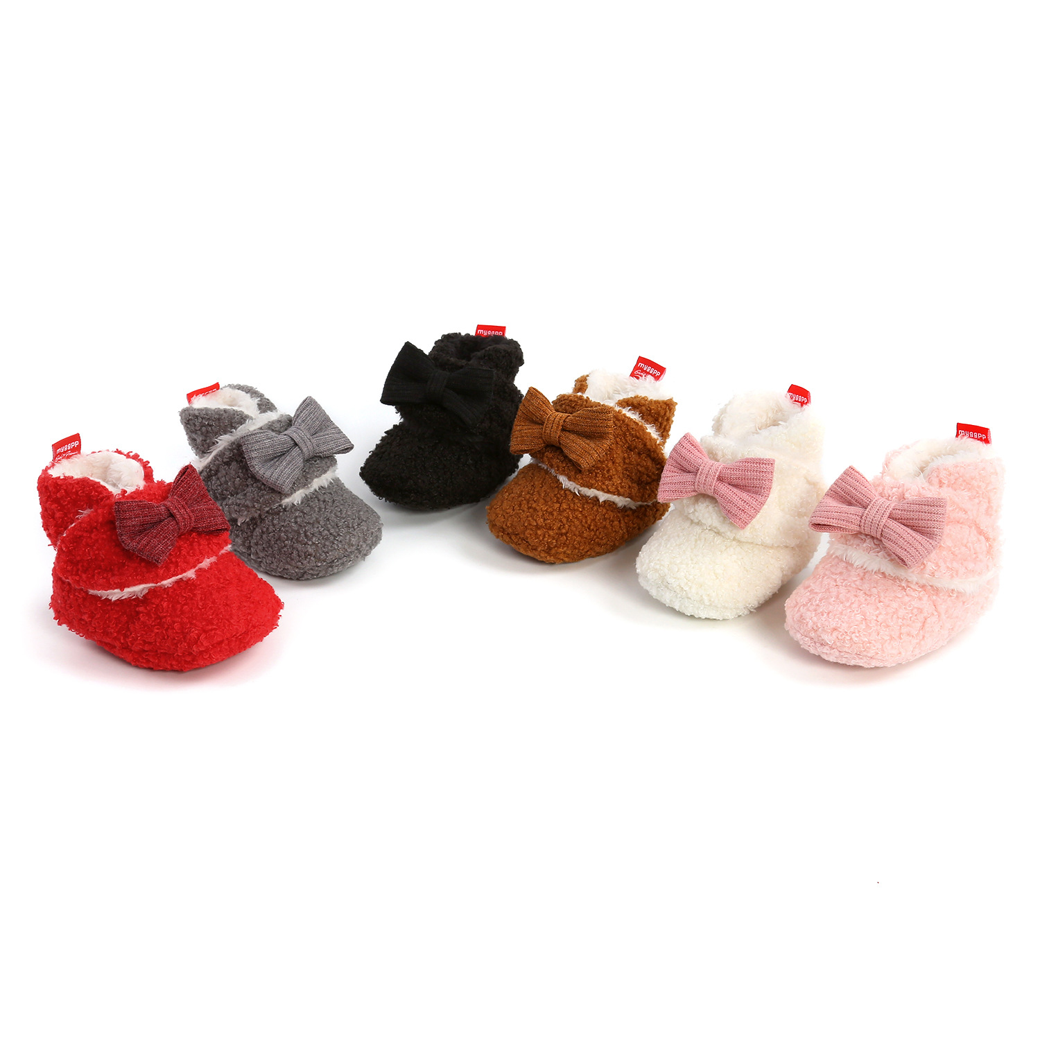 babies winter shoes baby shoes girl 6 to 12 mouths newborn baby bow shoes