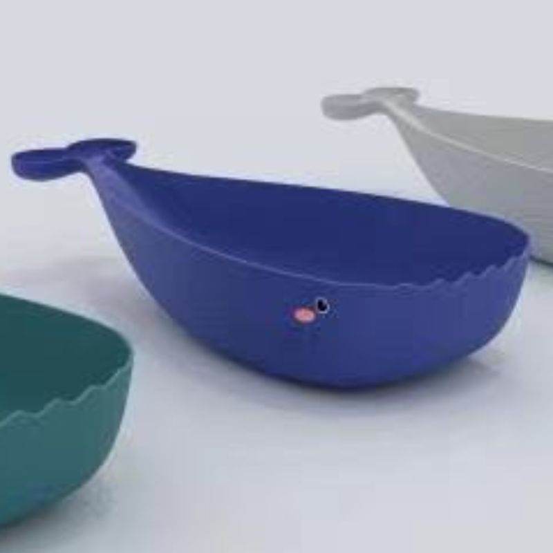 Cute Cartoon Whale Fruit Plate Nordic Wind Fruit Plate Valley Fiber Creative Home Multi-Functional Simple Home Salad Fruit Plate 0779-1 details Picture
