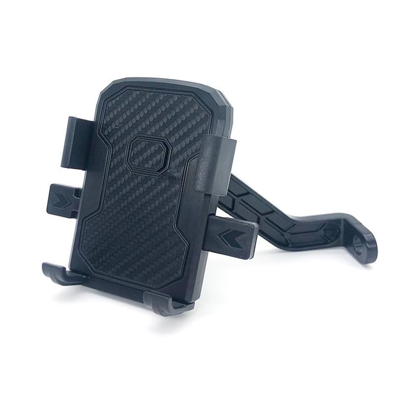 3138 Motorcycle mobile phone stand, plastic mobile phone stand, touch-type takeout rider navigation stand, electric motorcycle mobile phone stand clamp seat Application Scenario