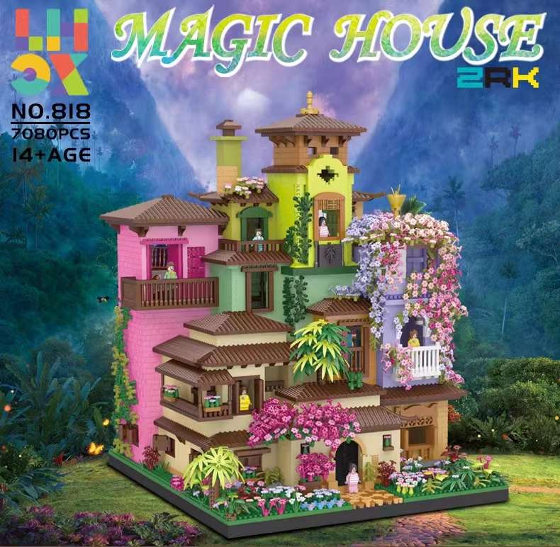 Magic Full House building Block Castle Villa Adult high-difficulty children's assembly educational toys Birthday gifts for boys and girls detail image 6