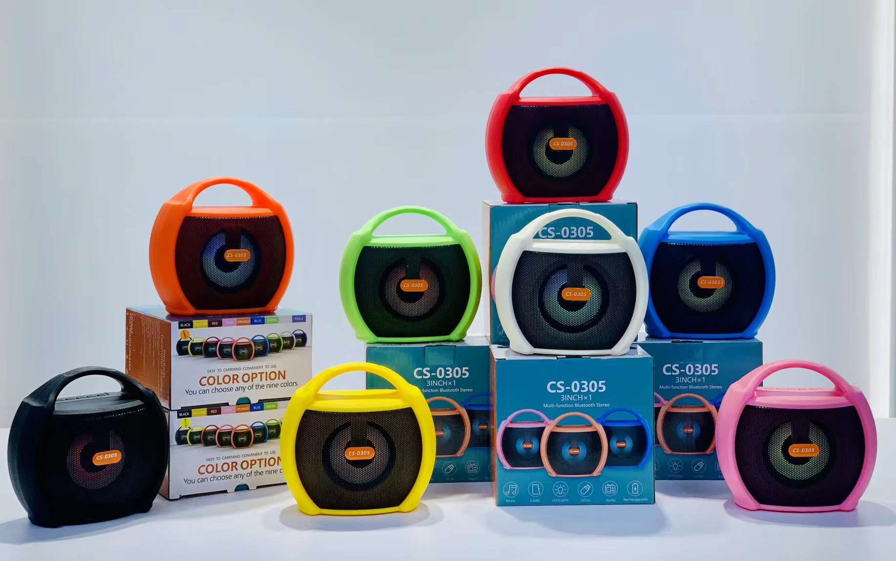 便携式蓝牙音箱/CS白底实物图