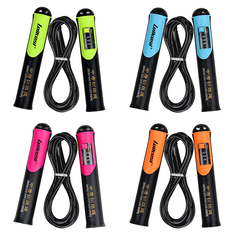Leikesi LX-776 Weighted Skipping Rope Steel Wire Core Length Adjustable Fitness Jumping Rope
