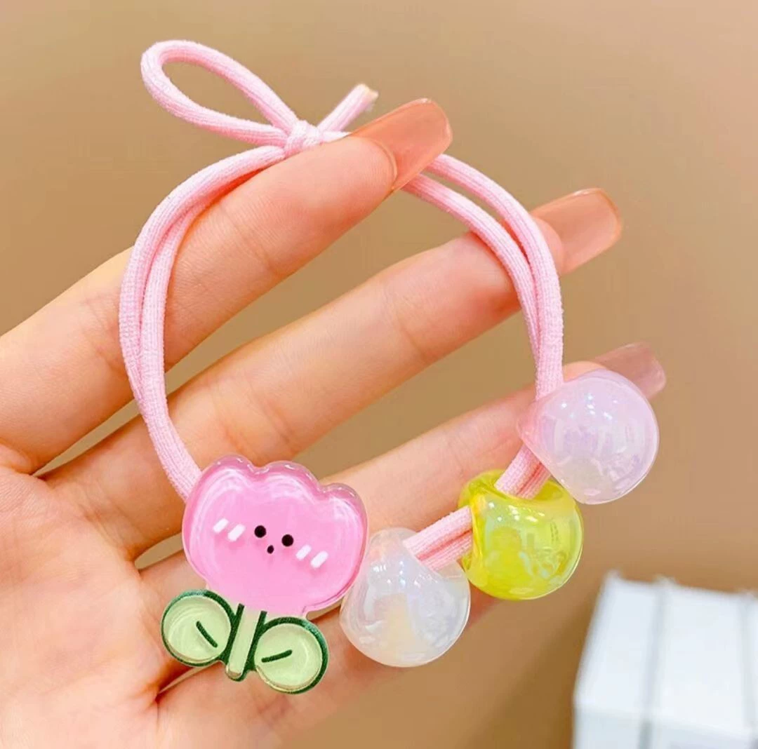 Children's hair tie, cartoon hair tie, no damage to hair, hair tie, hair band, little girl ponytail headwear, baby hair band detail image 12