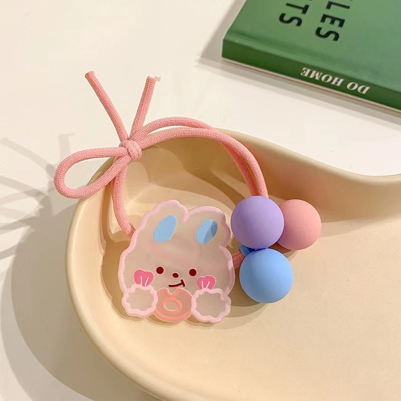 Children's hair tie, cartoon hair tie, no damage to hair, hair tie, hair band, little girl ponytail headwear, baby hair band detail image 2