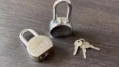 Rarlux55-80Mm High Security Solid Padlock Anti-Theft Circular Steel Padlock