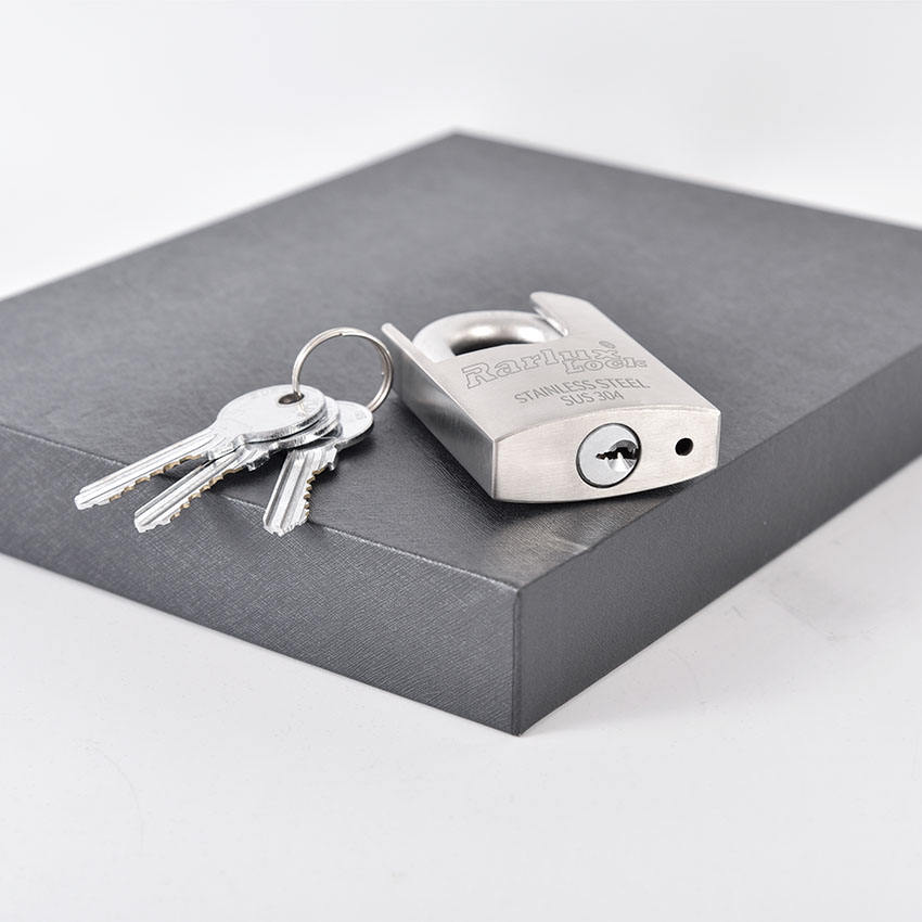 304 Stainless Steel Curved Beam Lock Safety Padlock Corrosion Resistant Durable High Quality Selling details Picture