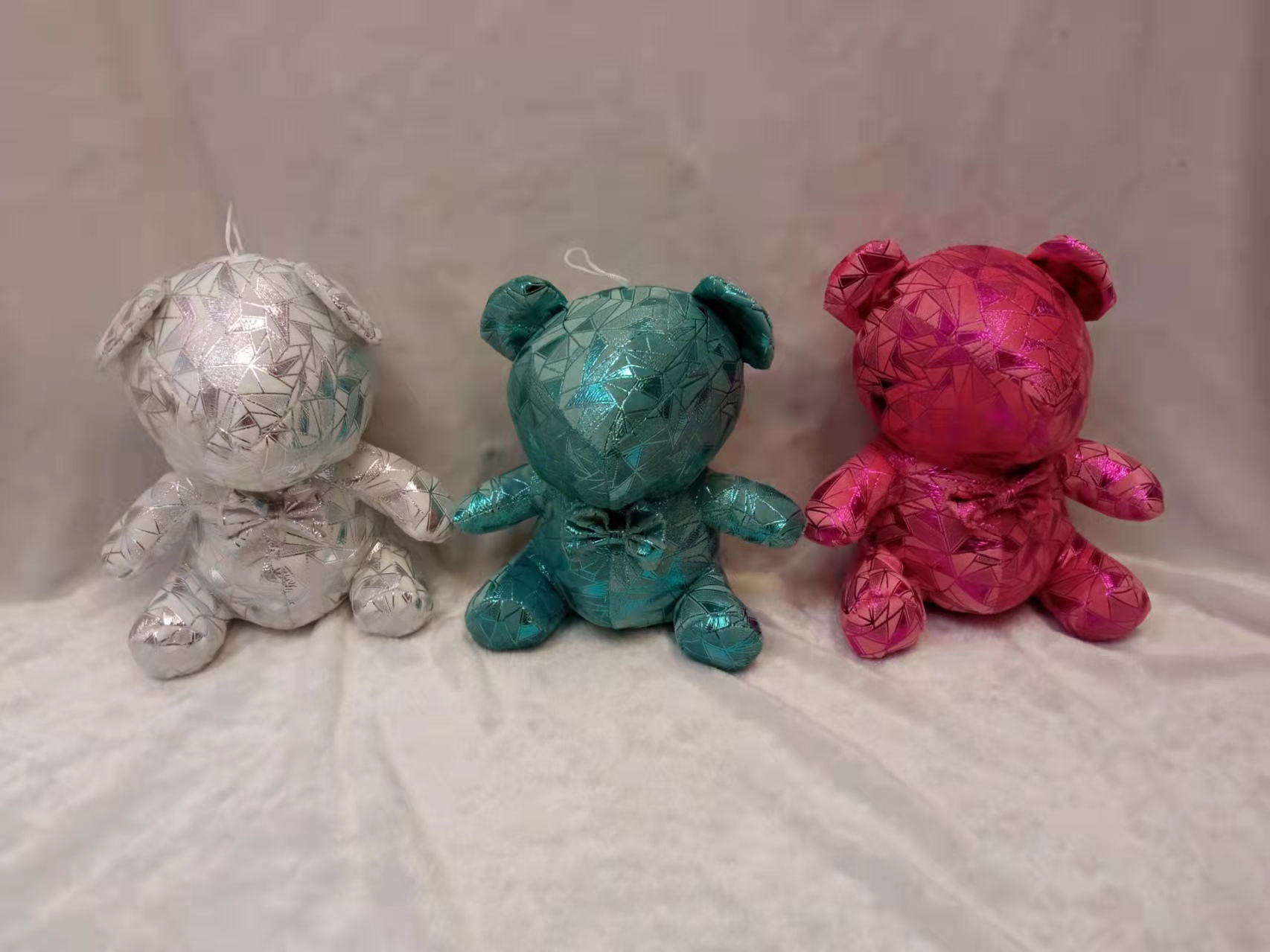 Cute candy rabbit dolls, candy bear dolls, stuffed dolls, keychains, bags, pendants, children's toys, girls' gifts, 23CM Item Picture
