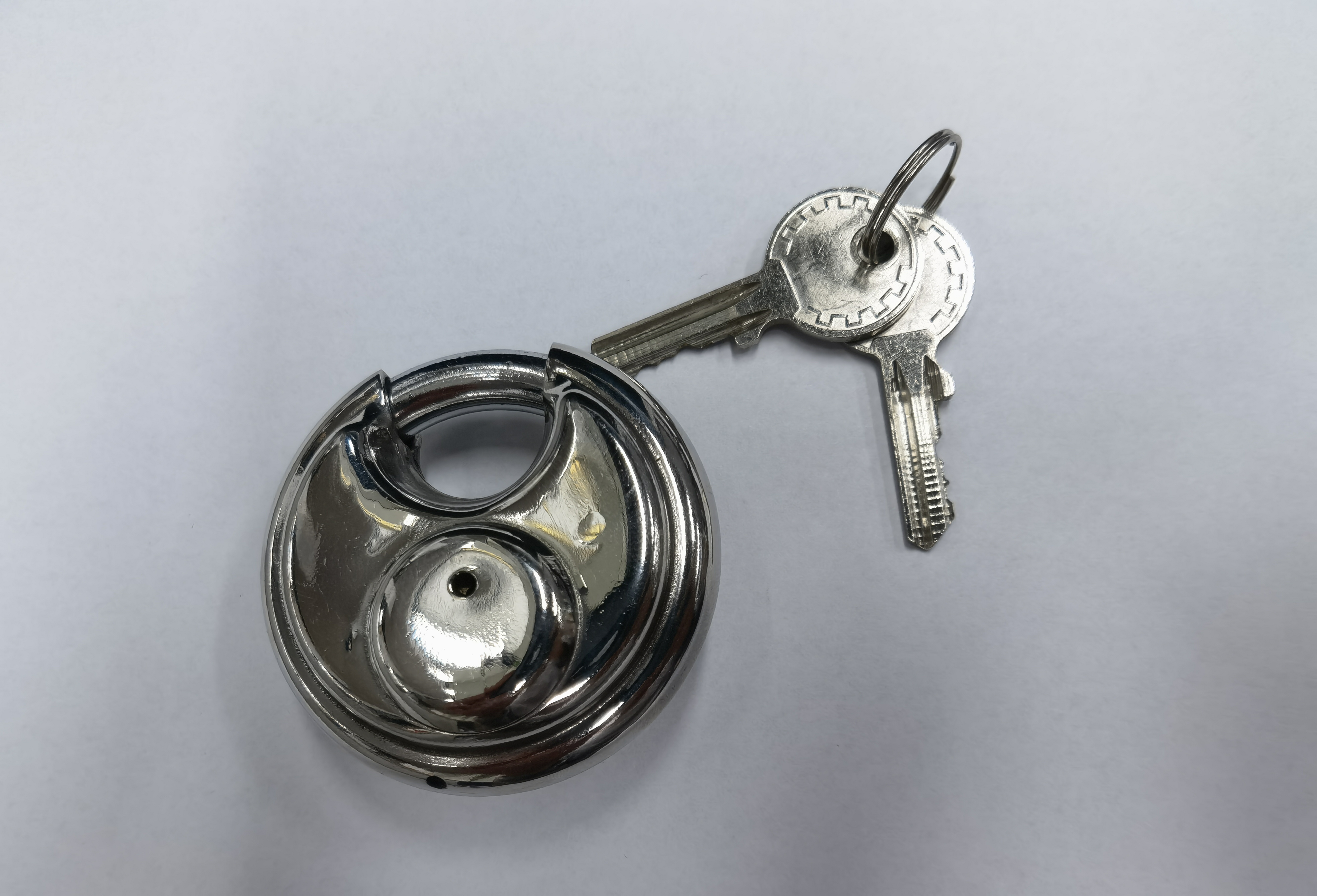 Rarlux Heavy Duty High Quality Anti-Theft Stainless Steel Round Cake Lock Specification drawing