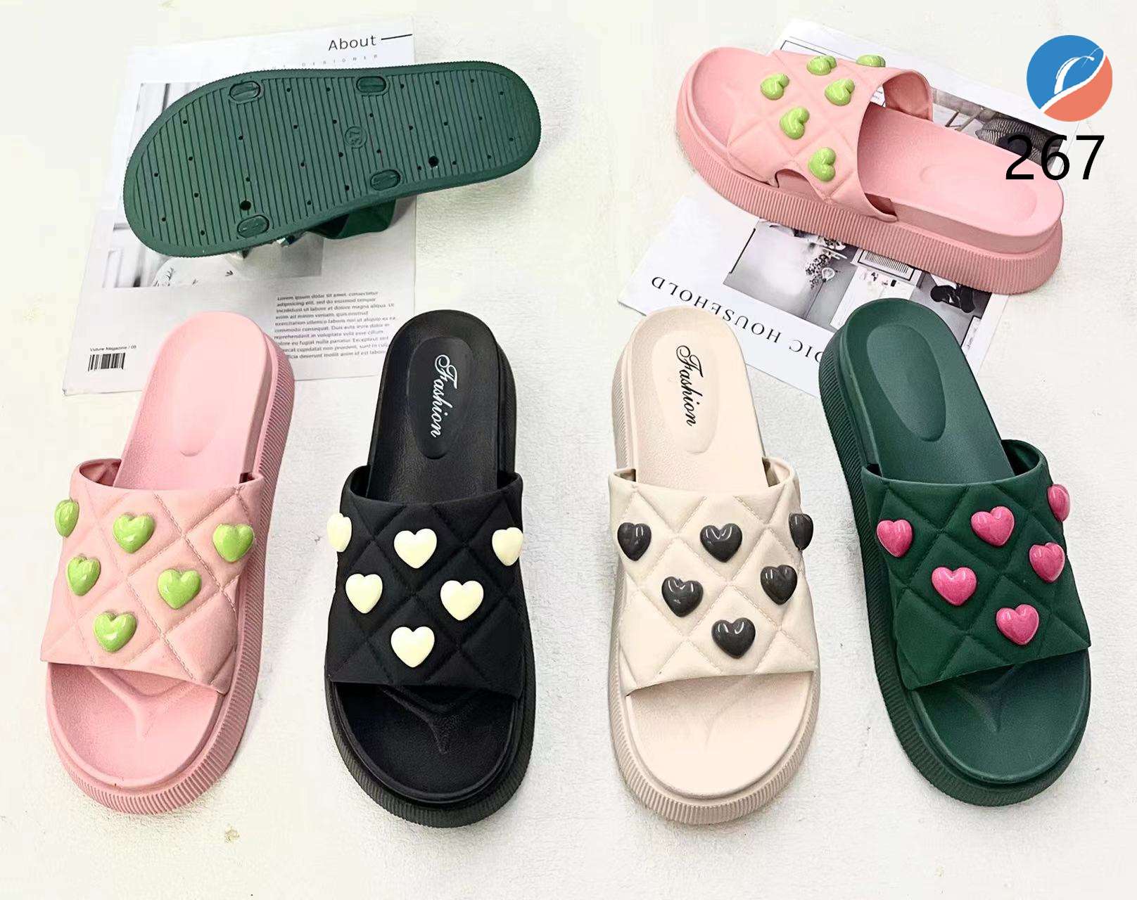 2023 cartoon slippers women's summer eva thick bottom outdoor home bottom wear non-slip fashion slippers
