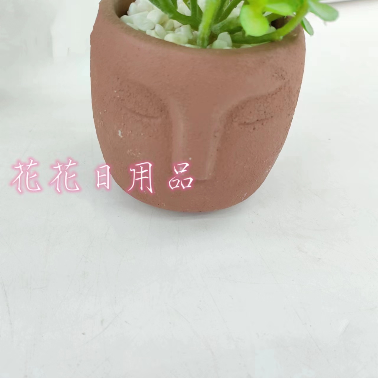 仿真花假花盆景水泥盆多款仙人掌装饰摆件品详情5