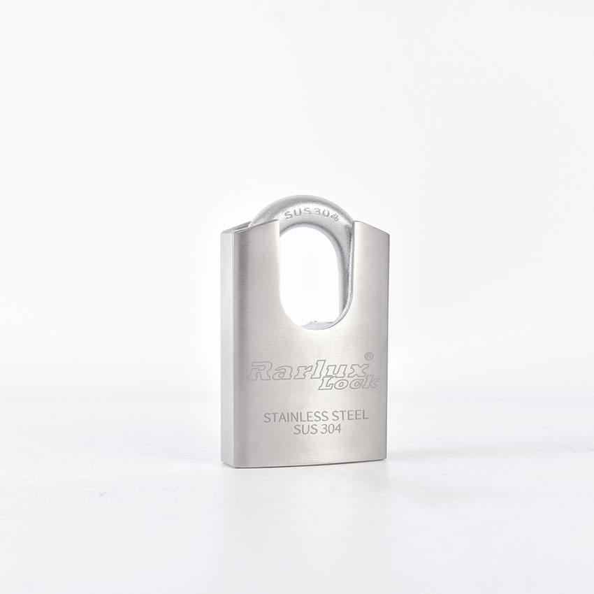 304 Stainless Steel Curved Beam Lock Safety Padlock Corrosion Resistant Durable High Quality Selling Item Picture