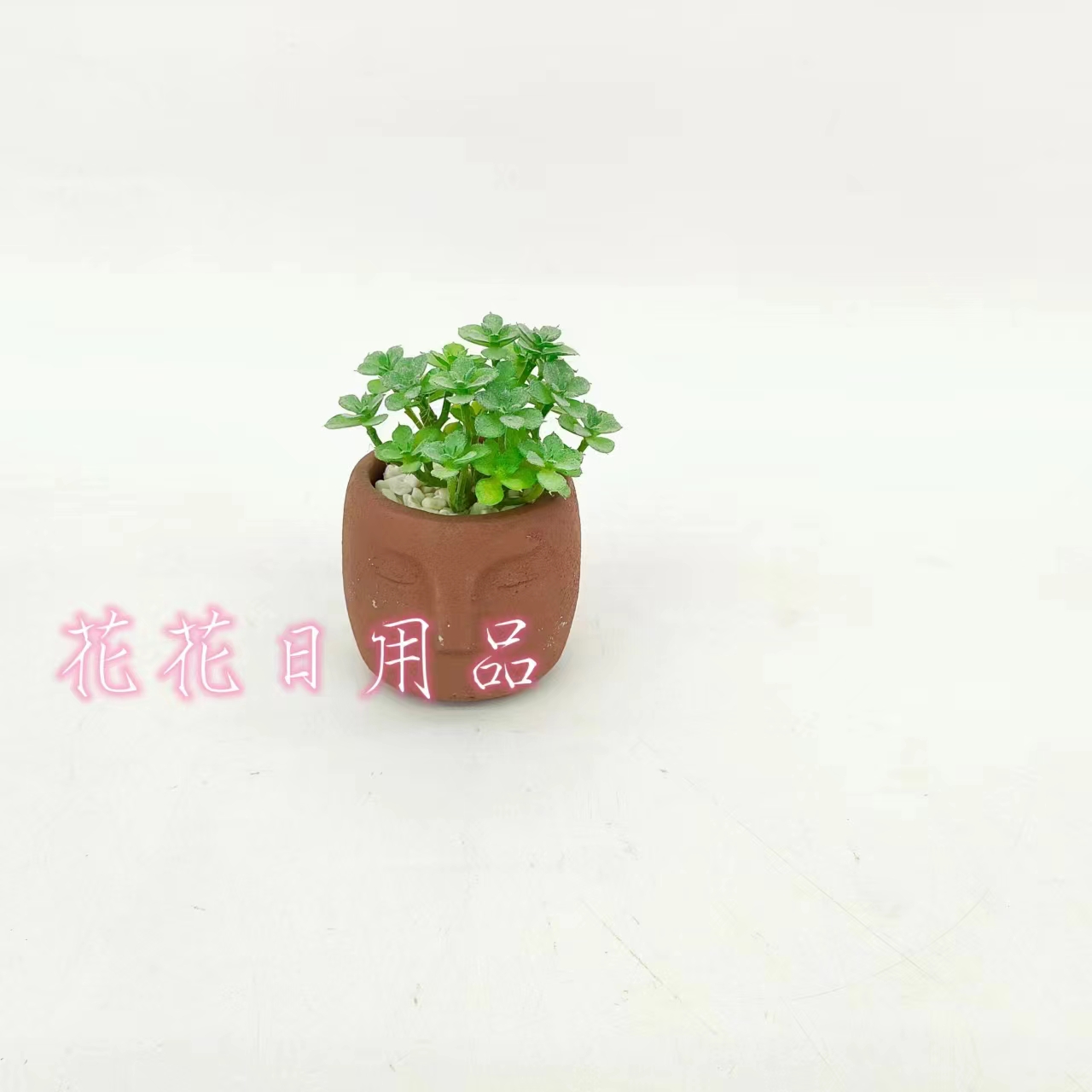 仿真花假花盆景水泥盆多款仙人掌装饰摆件品详情2