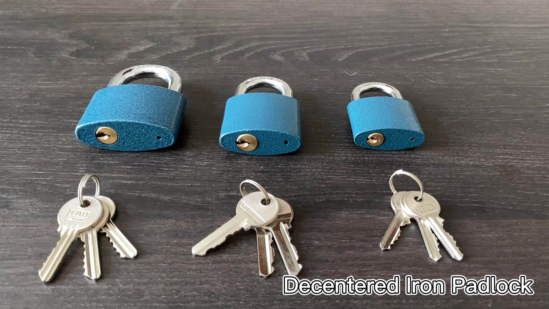 Rarlux High Safety Dispersible Solid Blue Plastic Lacquer Hardened Steel Manufacturing Iron Padlock