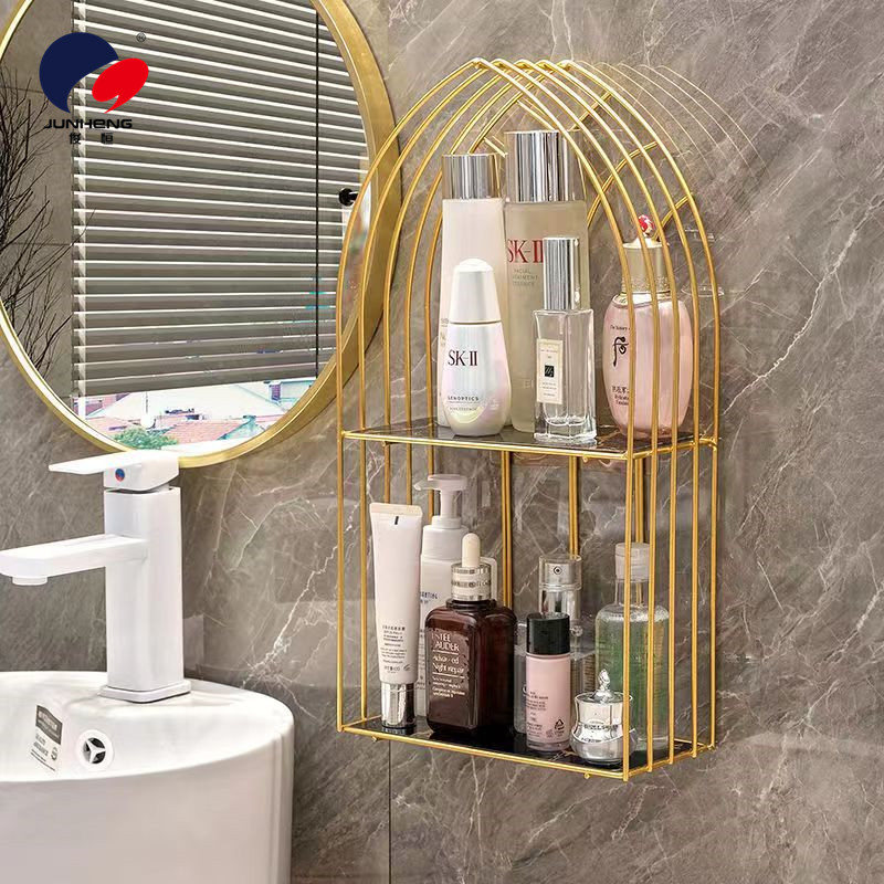 Bathroom storage rack, wall-mounted toilet without drilling, shower room, washbasin, and wall-mounted storage rack Item Picture