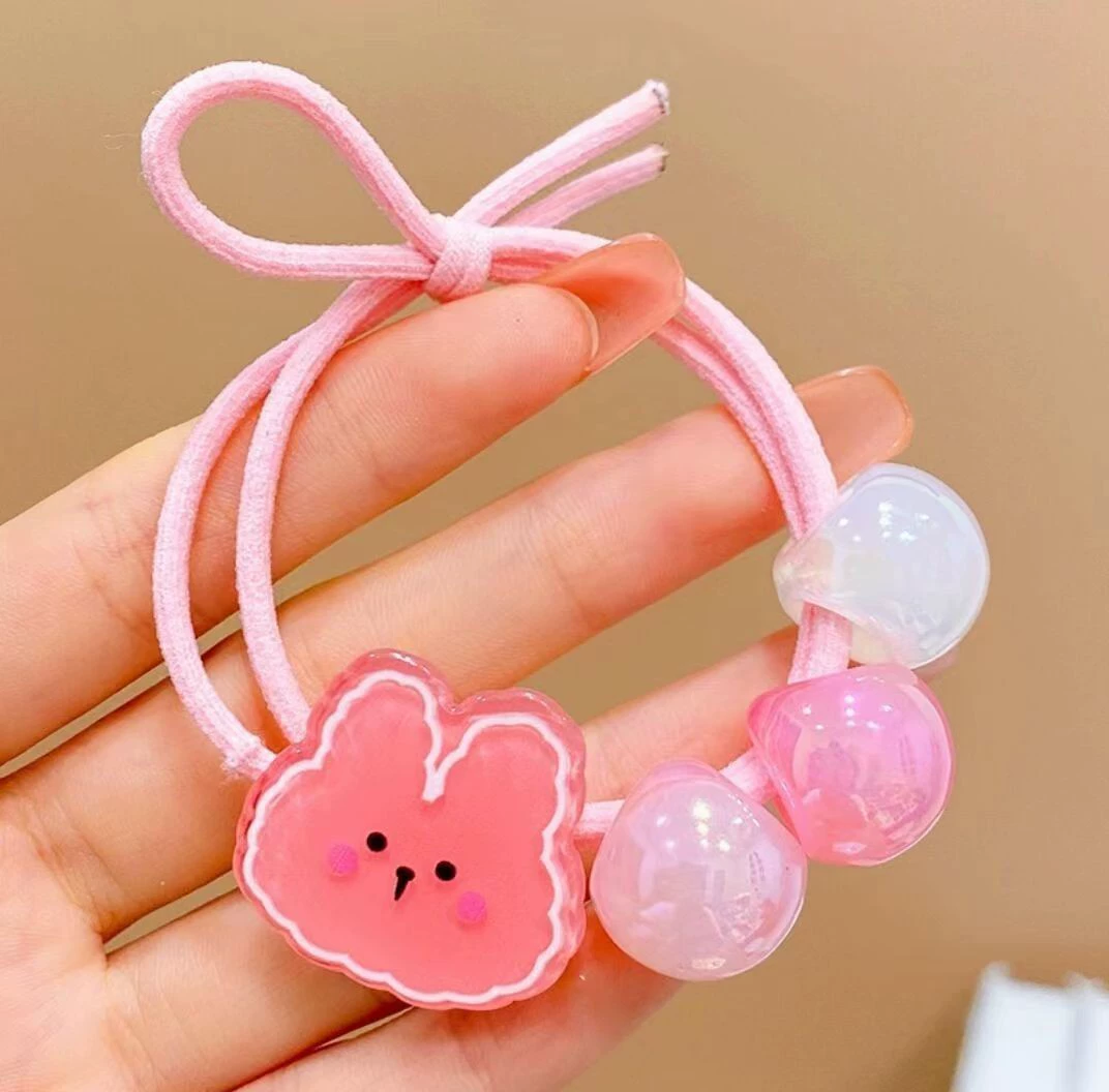 Children's hair tie, cartoon hair tie, no damage to hair, hair tie, hair band, little girl ponytail headwear, baby hair band detail image 8