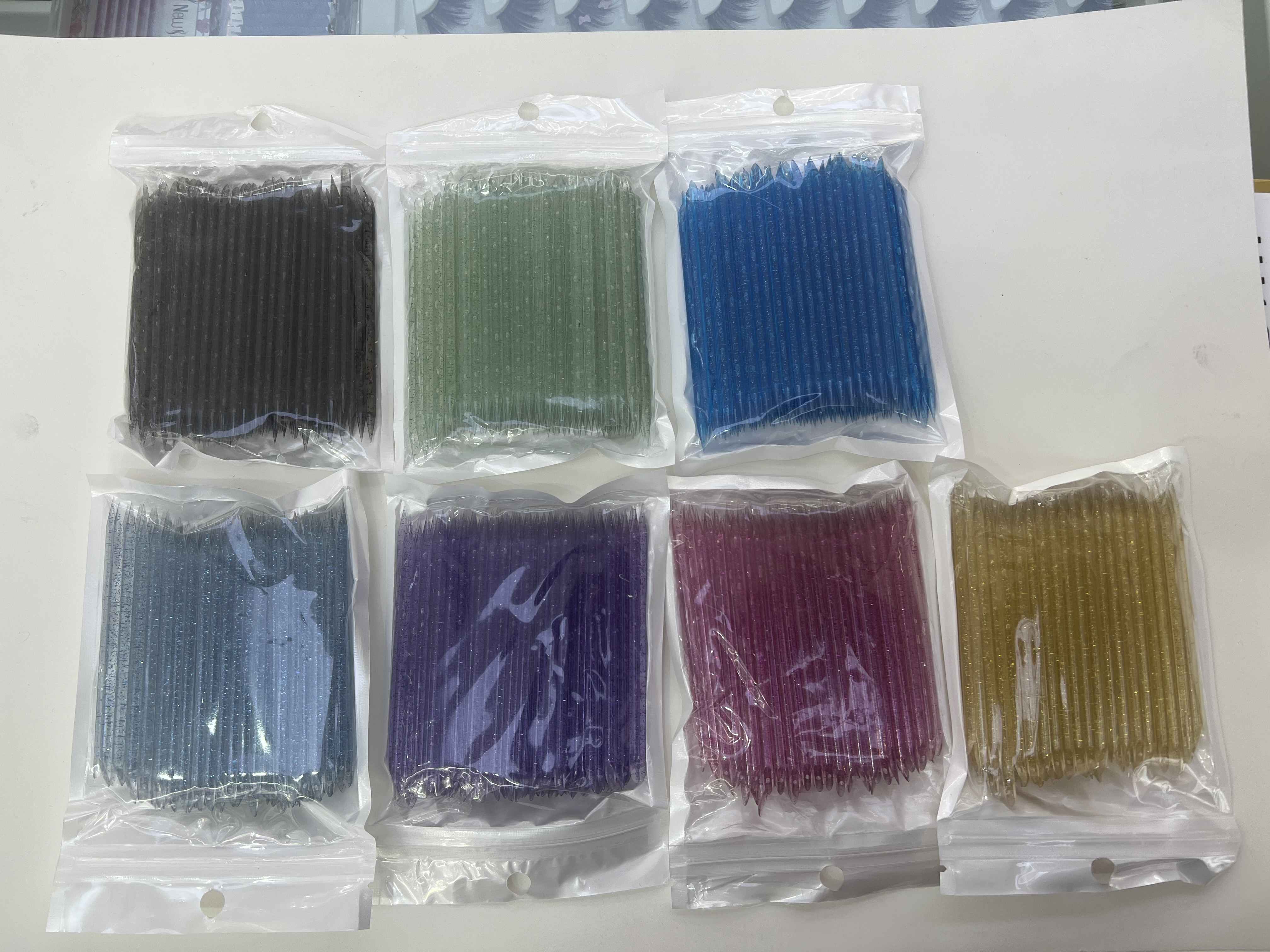 NEW SHOW False eyelash Auxiliary Tool Crystal Cleaning Cotton Swab details Picture