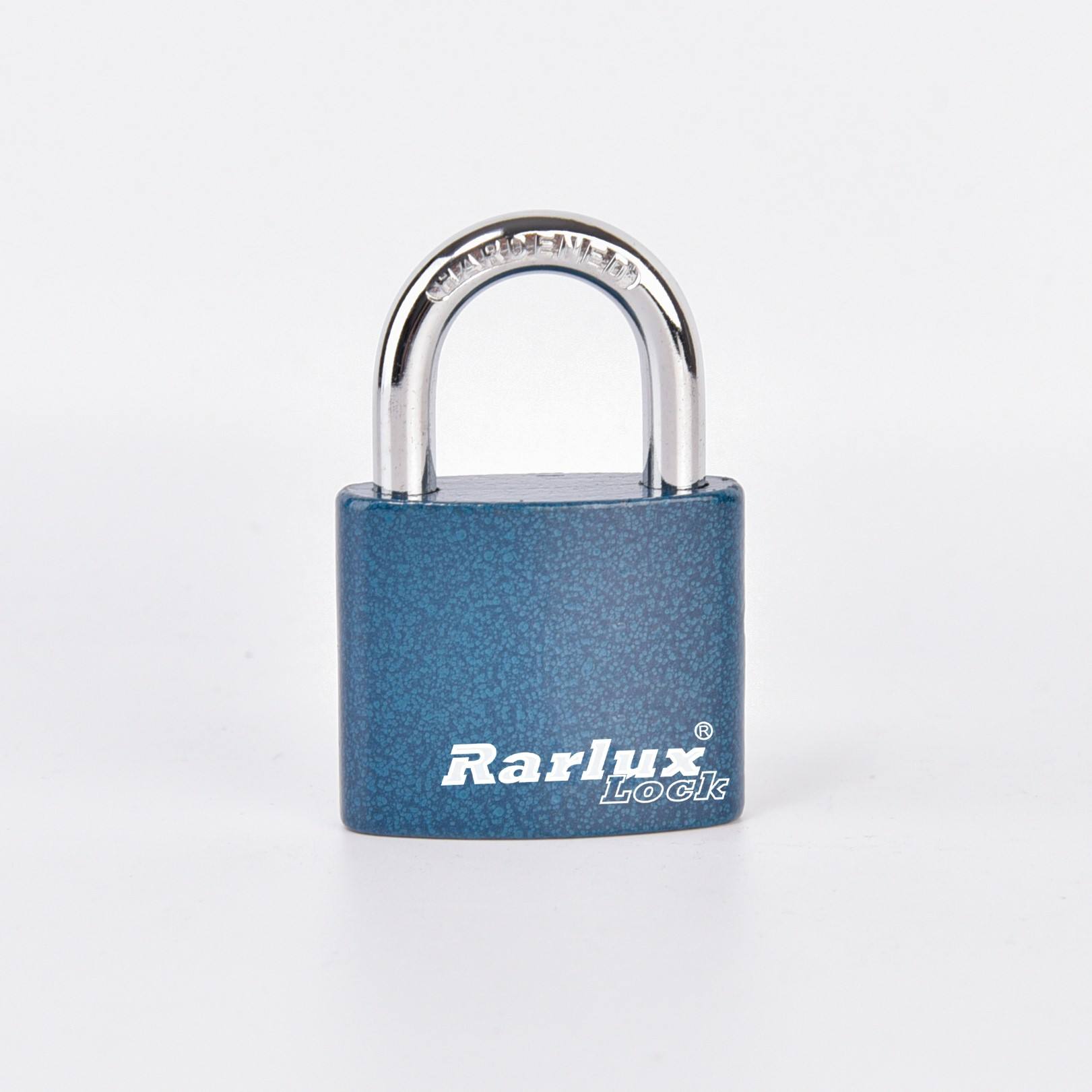 Rarlux High Safety Dispersible Solid Blue Plastic Lacquer Hardened Steel Manufacturing Iron Padlock Specification drawing