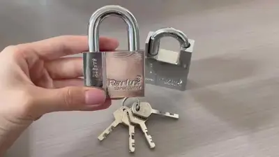 Rarlux Iron Plated Square Leaf Lock 30-70Mm
