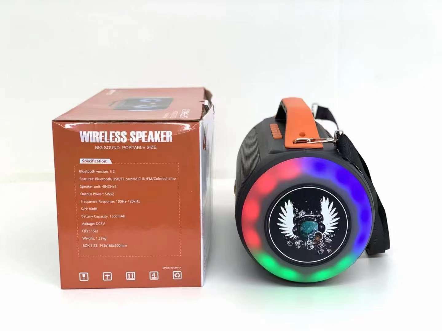 CS-4410  2*4寸系列便携式音箱蓝牙无线音响收音机详情2