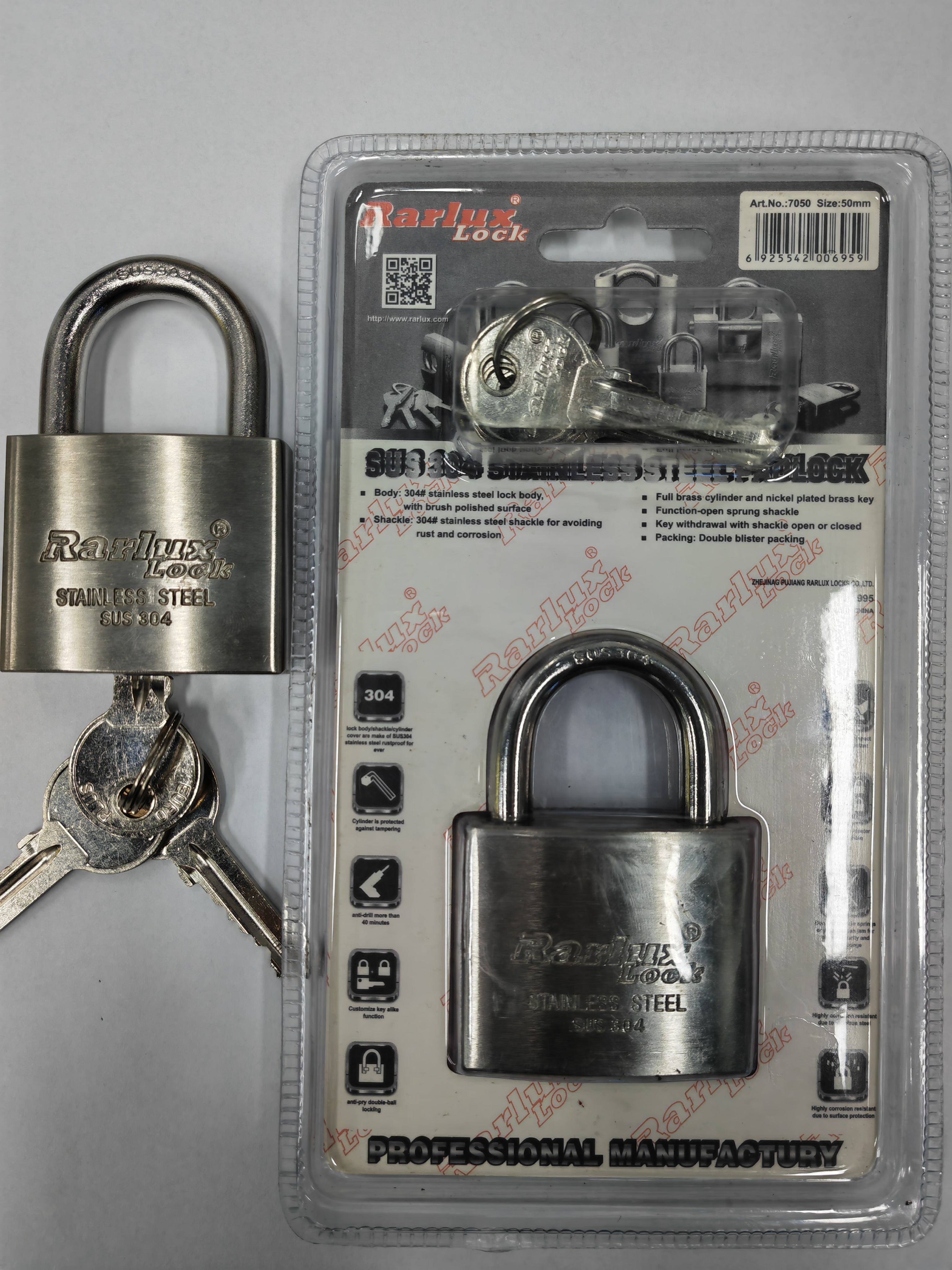 Stainless Steel Security Padlock Corrosion Resistant Durable High Quality Selling Item Picture