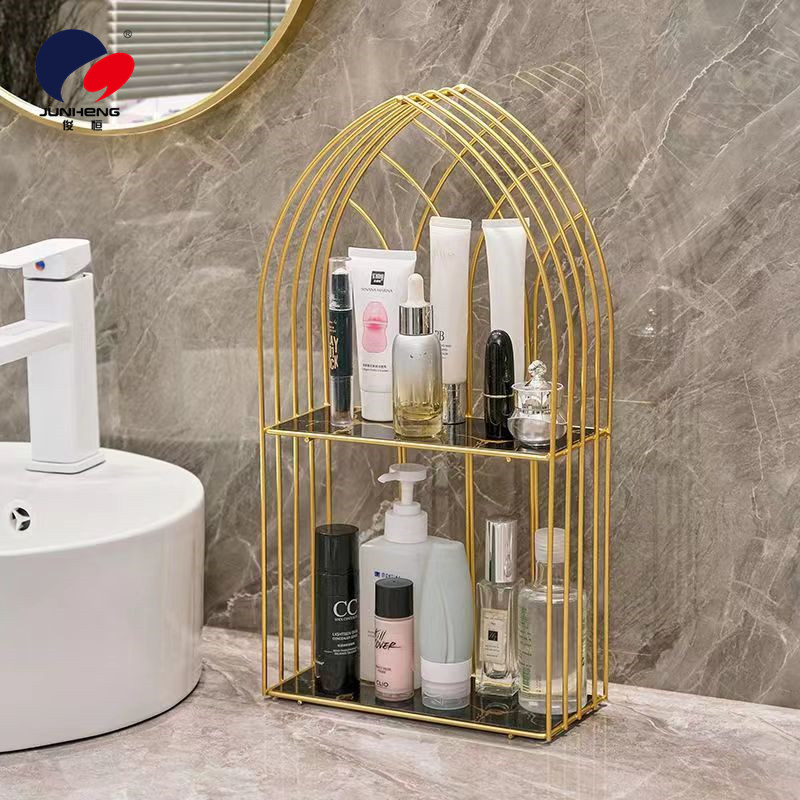 Bathroom storage rack, wall-mounted toilet without drilling, shower room, washbasin, and wall-mounted storage rack details Picture