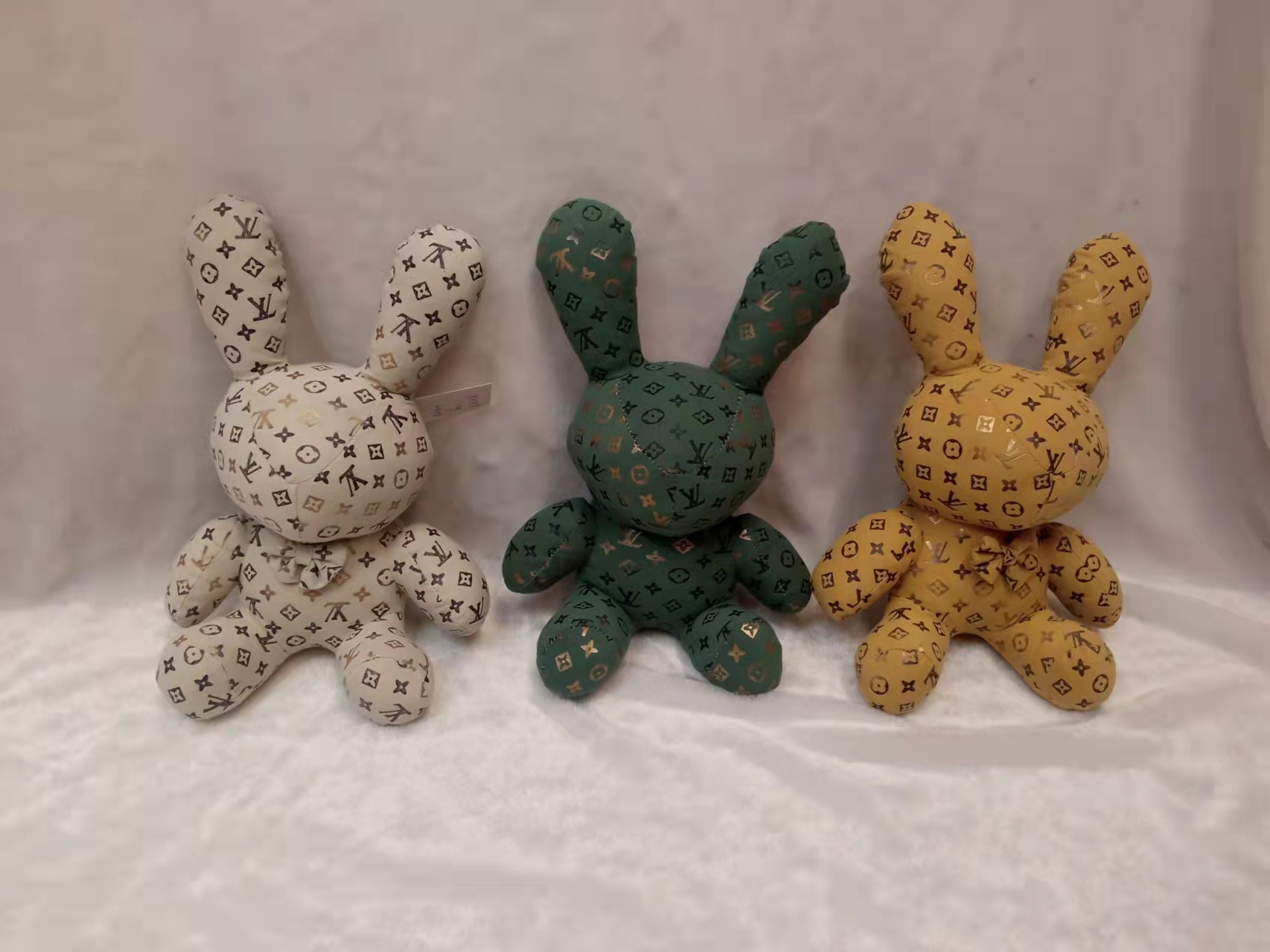 Cute candy rabbit figurine, candy rabbit doll, doll, keychain, bag, pendant, children's toy, girls' gift, 30CM Item Picture