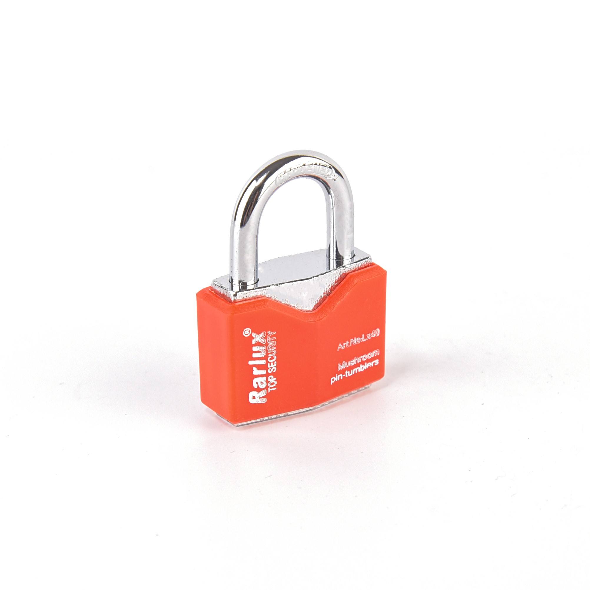 Leilishi 40Mm Hot Selling China Padlock Plastic Cover Rhomboid Iron Padlock Specification drawing