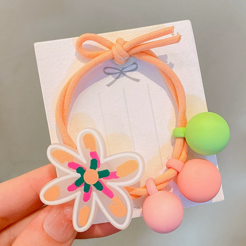 Children's hair tie, cartoon hair tie, no damage to hair, hair tie, hair band, little girl ponytail headwear, baby hair band detail image 4