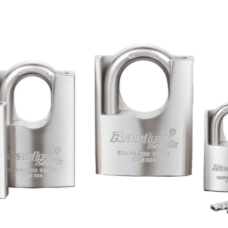 Rarlux Best-Selling Waterproof Padlock Shackle Protection Stainless Steel Padlock 40-70Mm Application Scenario