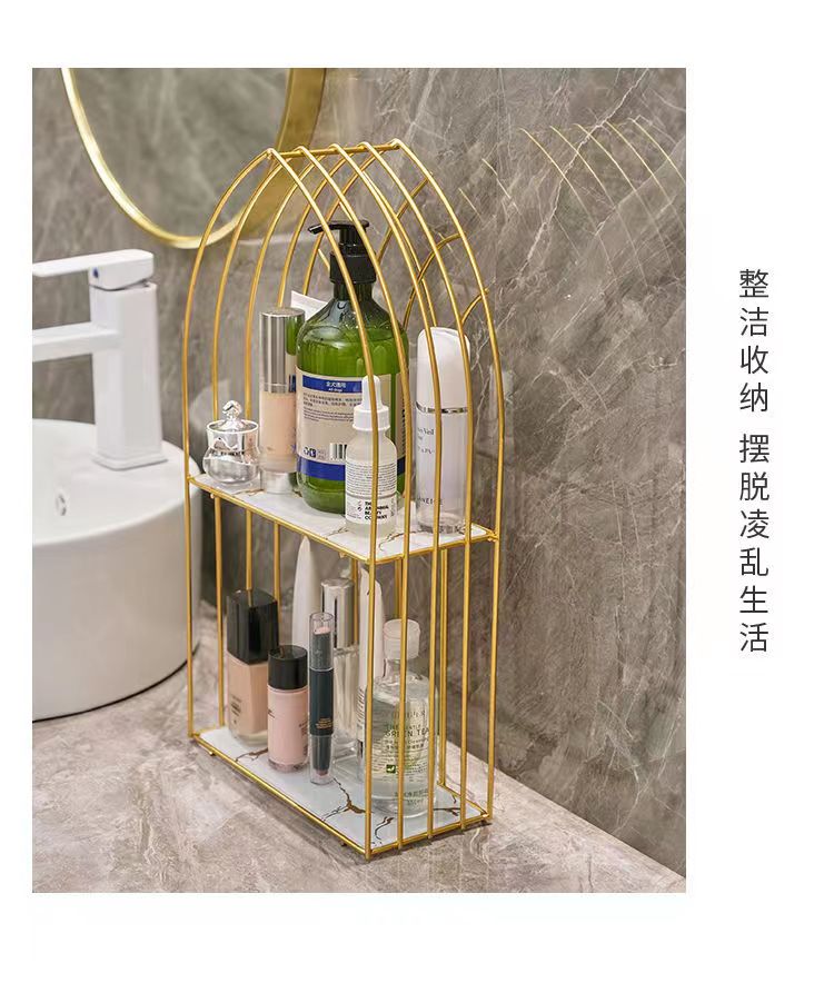 Bathroom storage rack, wall-mounted toilet without drilling, shower room, washbasin, and wall-mounted storage rack pic 10