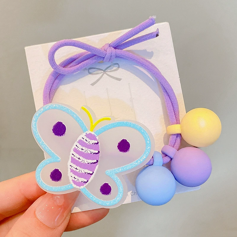 Children's hair tie, cartoon hair tie, no damage to hair, hair tie, hair band, little girl ponytail headwear, baby hair band detail image 5
