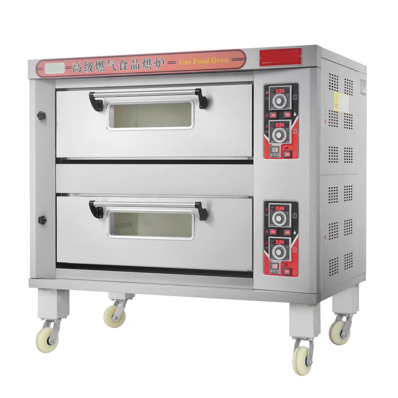 商用中大型燃气烤箱 外贸优质烤箱 烤面包烘焙设备 多层多盘可选