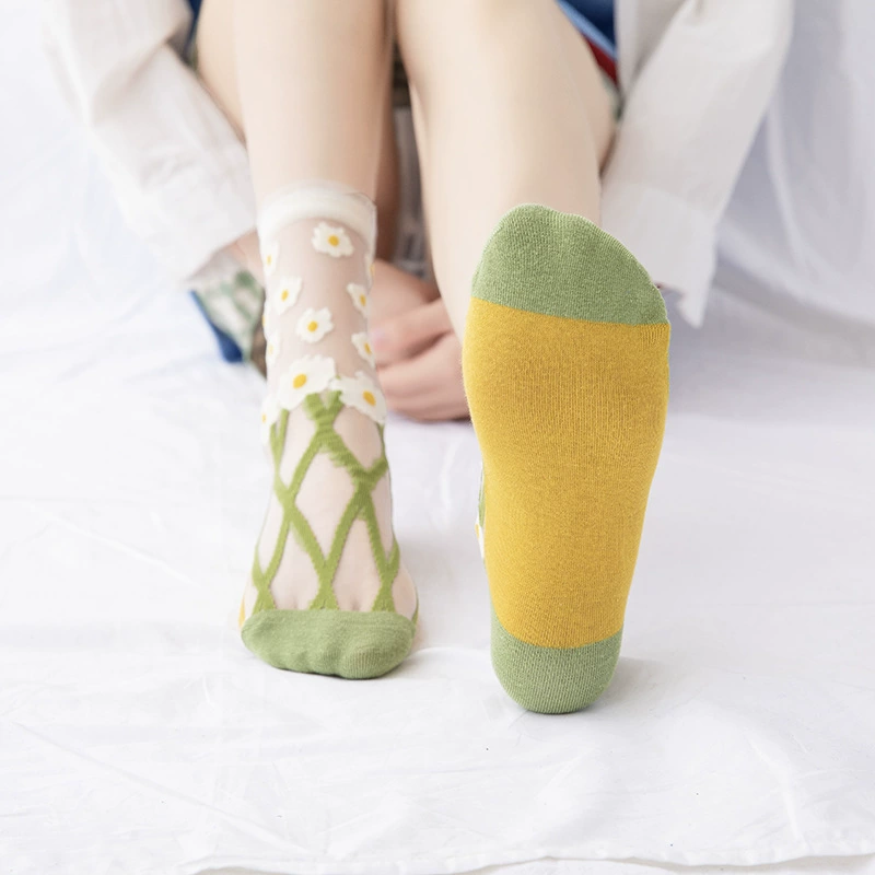 网红玻璃丝袜/日系女袜产品图