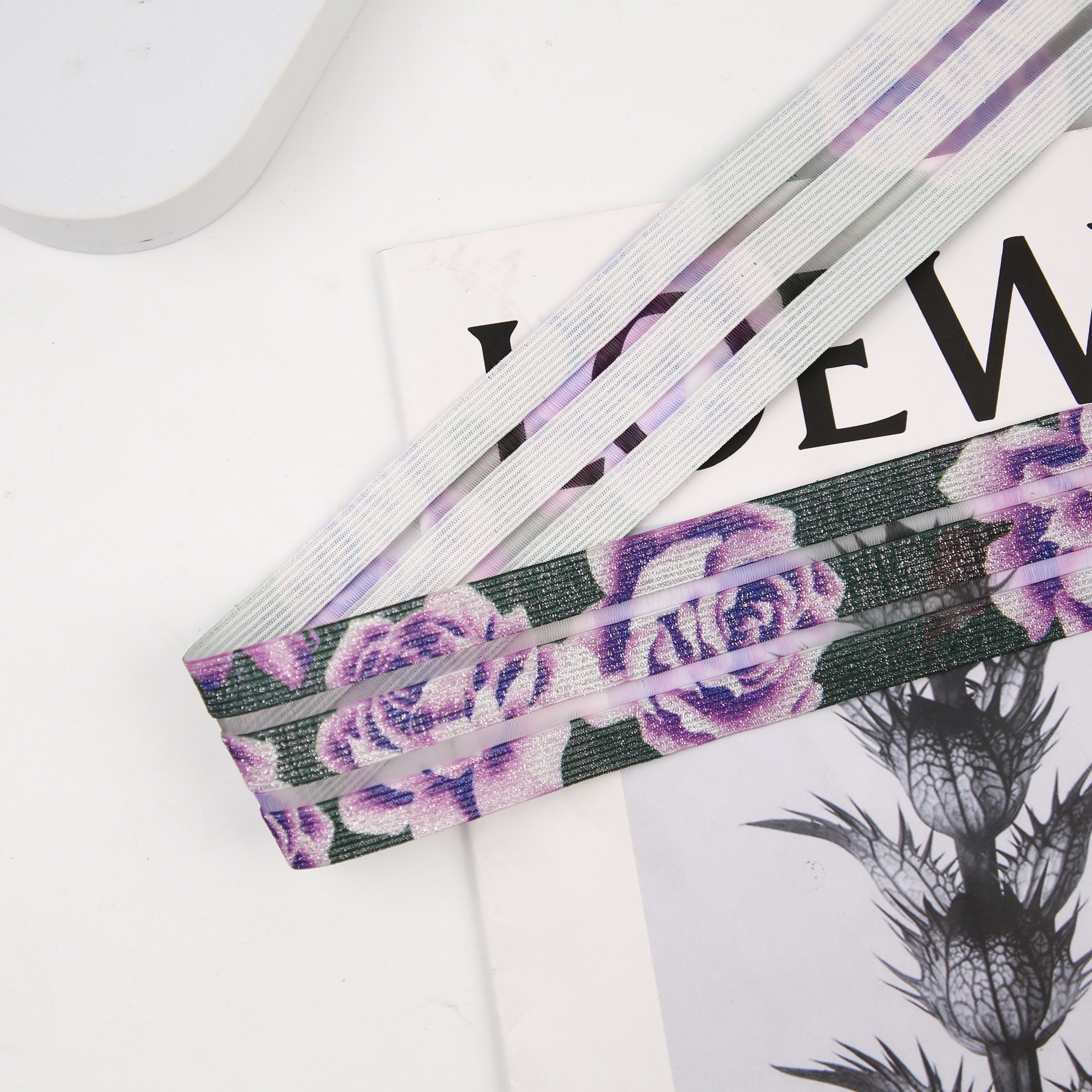 2023年新款2.5CM三色花纹带详情14