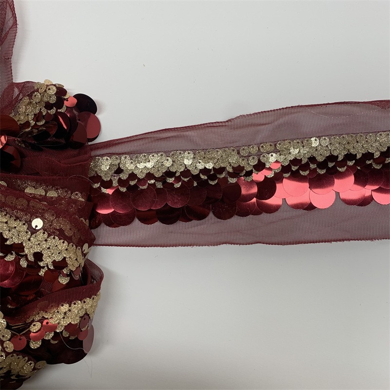 Sequin Beading Sequin Embroidery Fabric Garment Accessories details Picture
