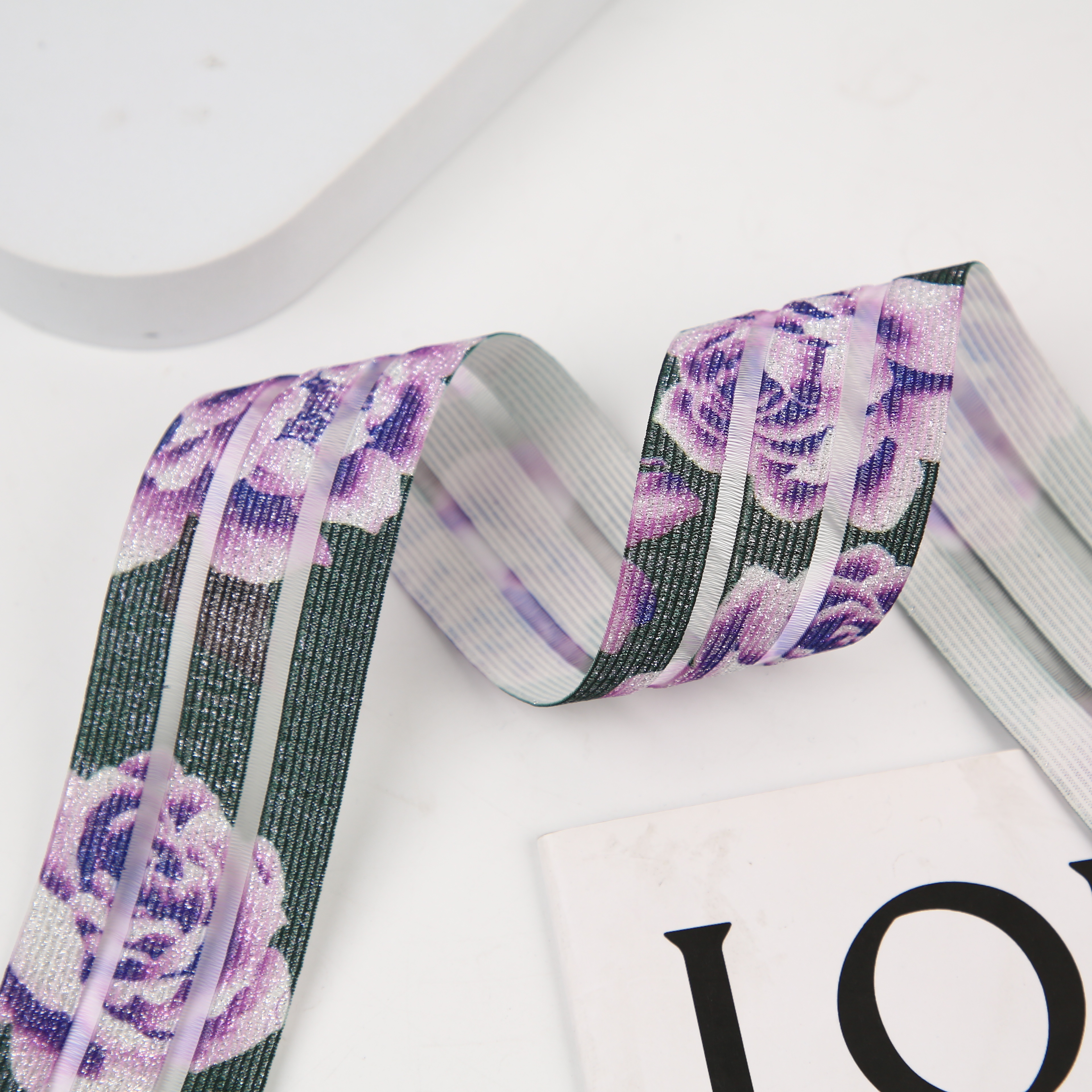 2023年新款2.5CM三色花纹带详情13