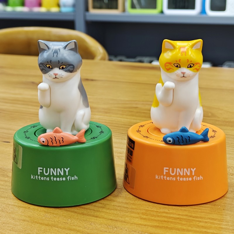 The Little Cat reverse timer RB576 is a dedicated learning tile timer, kitchen reminder device, and student homework self-discipline timer Item Picture