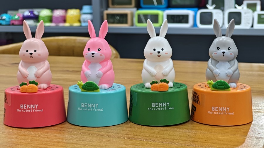 RB712 mechanical countdown timer, self-disciplined for study and homework, refrigerator magnetic sticker timer, kitchen reminder, three-dimensional rabbit timer, cartoon countdown timer pic 10